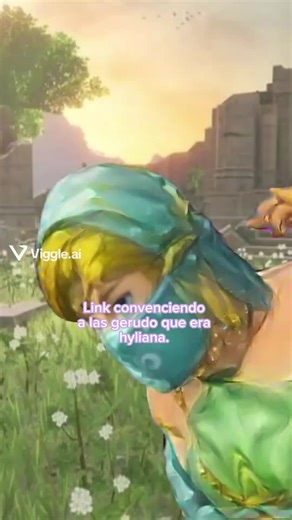 Link convenciendo a las Gerudo en Zelda