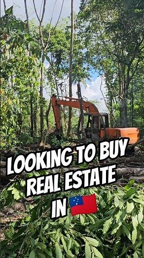 buying real estate in Samoa and watching the prices of land keep going up in #samoa