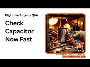 Multimeter Capacitance Check For Blower Motor Capacitors
