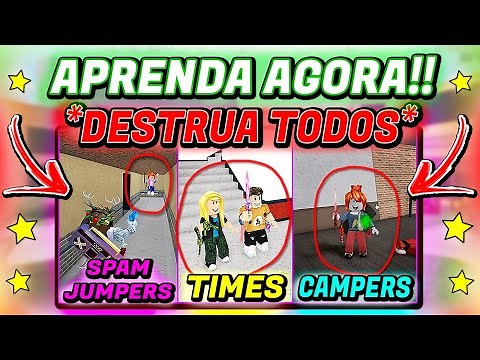 HOW TO DESTROY TEAMS, CAMPERS AND SPAM JUMPERS!! MURDER MYSTERY 2 (TIPS and METHODS) 🔥 Roblox