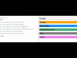 HTML Colors RGB HEX in Detail
