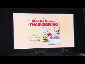 A Charlie Brown Thanksgiving (1973) Remastered Deluxe Edition DVD Menu Walkthrough