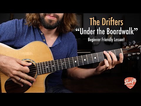 The Drifters "Under the Boardwalk" | Beginner Acoustic Guitar Lesson