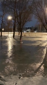 Lots of standing water in Shouldice Park along Montserrat Dr NW, Calgary following a major water main break. #yyc | Braydon Morisseau - Storm Chaser