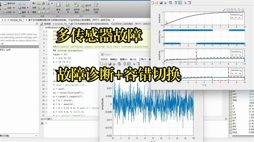 基于多传感器故障诊断与容错切换控制、可运用到自己系统模型（带PPT+说明文档）