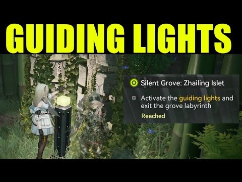 arknights endfield - Activate the guiding lights and exit the grove labyrinth