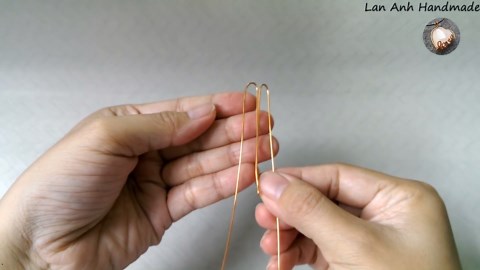 Prong ring with small cabochon - How to make jewelry from copper 381