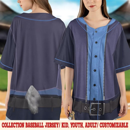 Judy Hopps Zootopia Baseball Jersey, ZPD Costume Shirt, Disney Cosplay Jersey, Zootopia Police Uniform Tee, Fan Gift Idea OHZY29-1 - Etsy