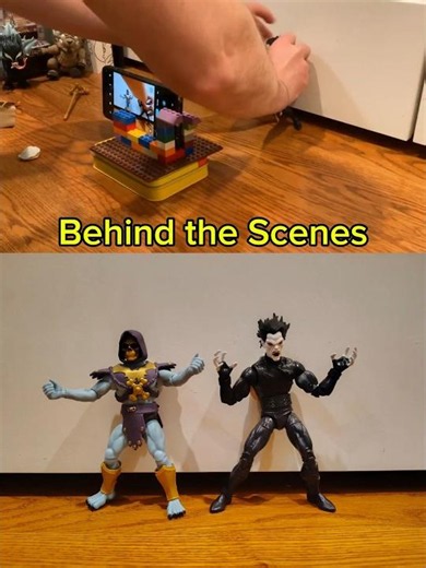 Behind the Scenes Skeletor and Morbius Do or Die ‎⁨‪@jaredleto‬ Stop Motion Dance