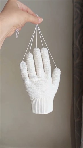 How to crochet perfect fit gloves #microcrochet #gloves #crochet