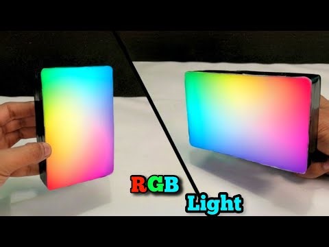 How to build a RGB light panel for videography