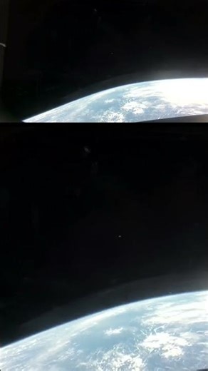 View from Orion as it prepares to return to Earth