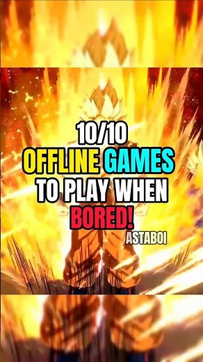 10/10 OFFLINE Mobile Games To Play When You are Bored! 😉👍