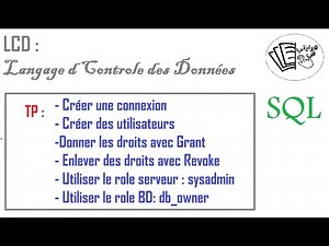 SQL: TP LCD (login - user - role - grant - revoke)