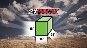 The BALE BARON is a mobile stacking unit that pulls directly behind a baler so you only make one pass over the field. It arranges and ties 21 small bales into one large bale using a computer controlled knotter utilizing the proven double knot system. The single large bale can be handled with a loader - eliminating the need for manual labor. | Farm Depot