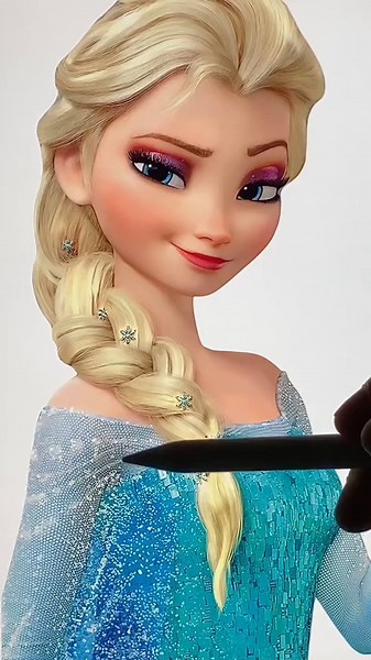 Elsa Ice Queen's Magical Transformation | Disney Art