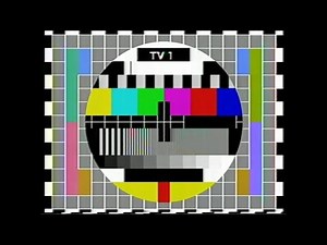 SVT TV1 testbild 1993 (Sweden)