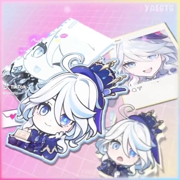 Genshin Impact Candy Style Edit Featuring Furina