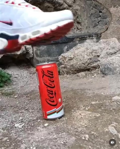 #crush #cola #can #nike #sneaks