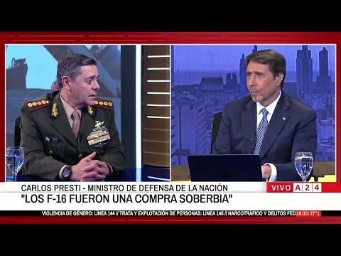 📢 CARLOS PRESTI, MINISTRO DE DEFENSA: "EL PRESIDENTE ME PIDIÓ ROBUSTECER LAS FUERZAS ARMADAS"
