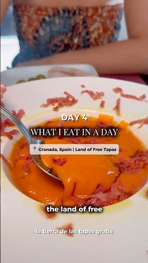 DAY 4 of WHAT I EAT IN A DAY in Granada, Spain 🇪🇸 Land of Free Tapas 📍