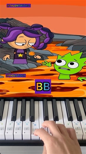 Lava Lollipop Surprise 🍭 (Poppy Playtime) #poppyplaytime #animation @PADLOTOON - Piano Tutorial