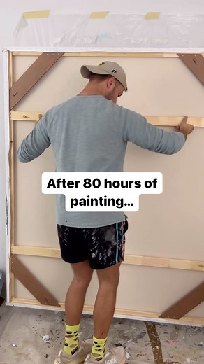 The world needs to know who is king. . . This painting is all acrylic on the largest canvas I’ve ever painted on. 60”x72” . . If you like this painting give me a follow @sam_ryan_studio to see what I create next. . . . #art #artreels #artvideo #viral #jesusart #jesus #christian #christianart #artist #artworks #artcollector #contemporaryart #fineart | Sam Ryan Studio