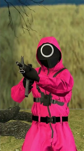 Terminator Enters Squid Game 🤖💀 | 3D Animation Parody #shorts