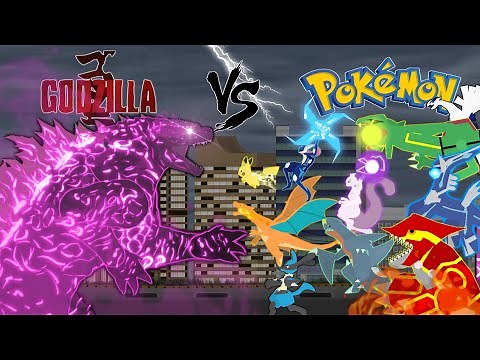 Godzilla vs Pokemon stick nodes