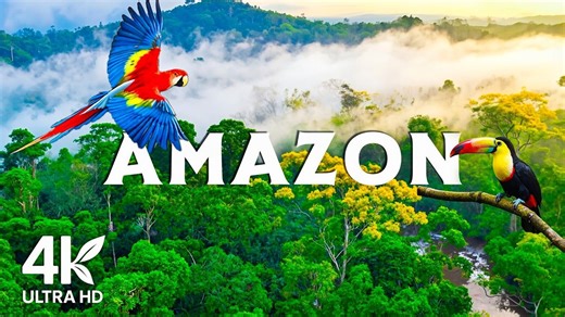 🌿 亚马逊雨林 4K 超高清 世界最大热带雨林   舒缓音乐