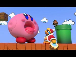 Kirby inhales a Weird Mushroom and then this happened 🍔