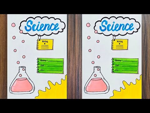 Quick and Easy Front Page Design 😍 | Science Assignment Project Idea | Front Page of Science