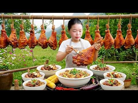 How to Cook Traditional Vietnamese Pork Trotter Recipe with Fermented Wine