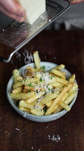 How to make restaurant French fries Heston Blumenthal is the creator of the triple cooked method, but we’re only doing two cooks. Cutting the fries thin enough means you don’t have to boil them first. Frying twice is enough. Use Maris Piper potatoes or Russet Burbank if you’re in the US. If you only have a few options go with a baking potato as they tend to be dryer. When cutting them I square off the potato a little but don’t fully peel it. You can peel if you really want. The reason we do the 