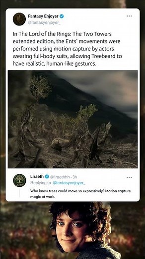How Treebeard Moved Like a Human! | LOTR Motion Capture Magic ✨ #LOTR #Treebeard #Ents #FilmFacts