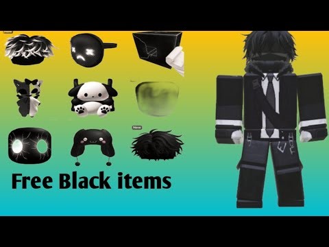 FREE ROBLOX BLACK OUTFITS & ITEMS You Can Get RIGHT NOW! 🖤
