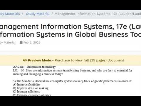 Management Information Systems, 17e