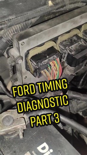 Ford Timing Diagnostic Part 3 #diag #diagnostic #pcm #ecm #wireharness #harness #wicking #leak #truck #connector #mechanic #technician #tech #repair #module #coolant #mechanicsoftiktok #ford #f150 #wow #crazy