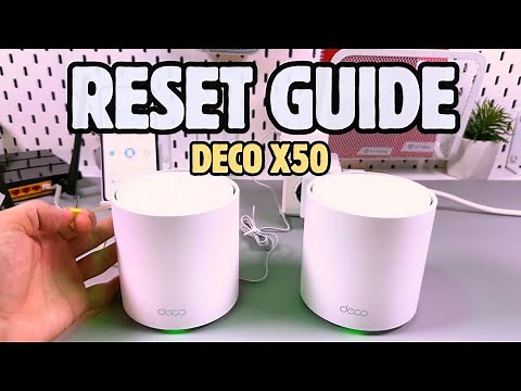 How to Factory Reset Your TP-Link Deco X50 Router