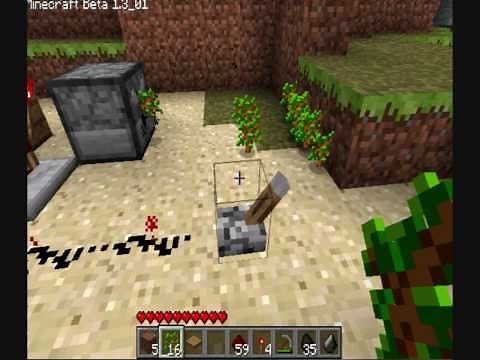 Using a redstone repeater with a dispenser.