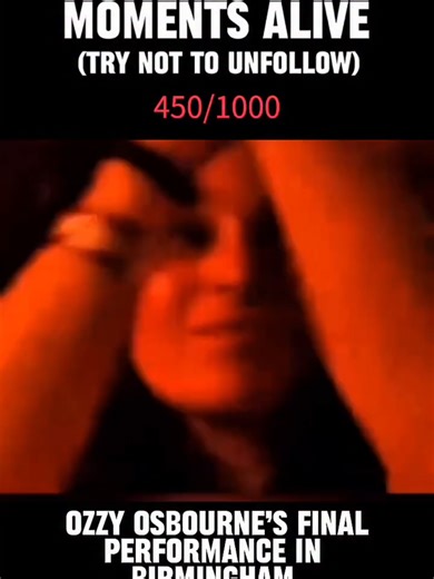 Ozzy Osbourne's Emotional Farewell Performance