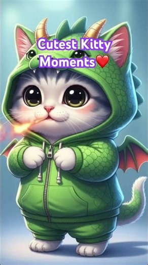 Chibi Kitten Cutest Moments Compilation 🐾✨ (Super Short) #cute #shorts #cat