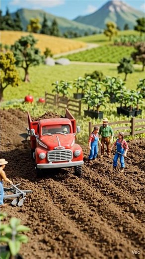Tiny Farmers Grow Bananas 🍌 Miniature Farming World #miniaturefarming#agriculture#farminglife#usa