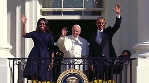 Pope Francis makes history on his first day in Washington