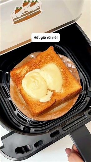 Cắn Ngập Răng! Hack Sandwich Socola Phô Mai Tan Chảy Bằng Nồi Chiên Không Dầu 🤤