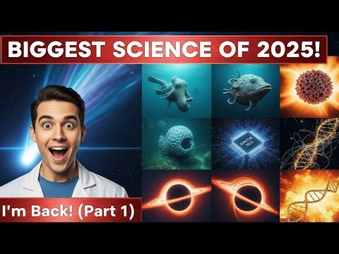 I'm Back! The Biggest Science Breakthroughs of 2025 (Part 1)