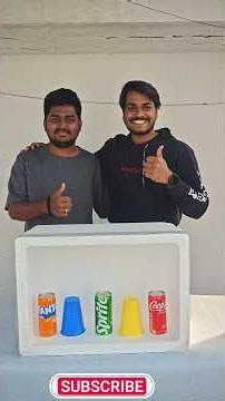 Hidden Cold Drink Cup Challenge 🥤😱 Don’t Pick the Wrong One! #DrinkChallenge #CupChallenge