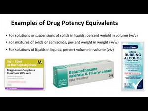 Concentration: Percent Strength, Ratio Strength, and Other Expressions of Concentration