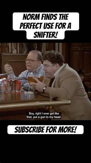 Norm Finds The Perfect Use For A Snifter At Cheers! #shorts #funny #comedy #tv #clips