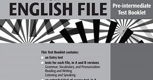 New English File Pre-Intermediate TestBooklet.pdf